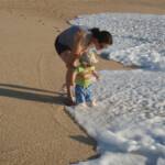 Checking out the waves
